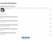 Tablet Screenshot of gracieladavidenko.blogspot.com