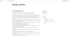 Desktop Screenshot of mandy-yumiko.blogspot.com