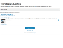 Tablet Screenshot of formaciontecnologiaeducativa.blogspot.com