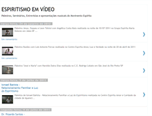 Tablet Screenshot of espiritismoemvideo.blogspot.com