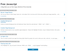 Tablet Screenshot of free-javascript.blogspot.com