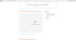 Desktop Screenshot of justpaintitgreen.blogspot.com