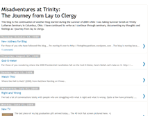 Tablet Screenshot of misadventuresattrinity.blogspot.com