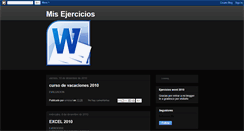 Desktop Screenshot of ejecicios.blogspot.com