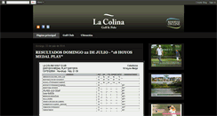 Desktop Screenshot of lacolinagolf.blogspot.com