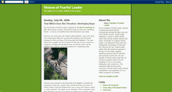 Desktop Screenshot of fearfulleader.blogspot.com