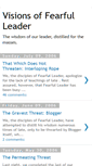 Mobile Screenshot of fearfulleader.blogspot.com