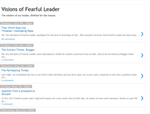 Tablet Screenshot of fearfulleader.blogspot.com