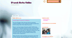 Desktop Screenshot of dsarahherbaonline.blogspot.com