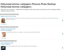 Tablet Screenshot of hollywood-actress-wallpapers.blogspot.com