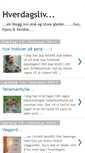 Mobile Screenshot of hverdagslivpaalandet.blogspot.com