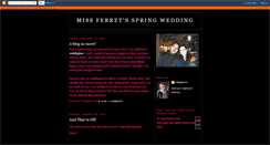 Desktop Screenshot of missferretsspringwedding2010.blogspot.com