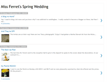 Tablet Screenshot of missferretsspringwedding2010.blogspot.com