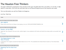 Tablet Screenshot of houstonfreethinkers.blogspot.com