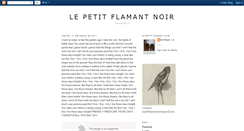 Desktop Screenshot of lepetitflamantnoir.blogspot.com