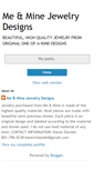 Mobile Screenshot of meandminedesign.blogspot.com