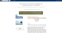 Desktop Screenshot of americanchestertonsociety.blogspot.com