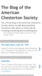 Mobile Screenshot of americanchestertonsociety.blogspot.com