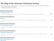 Tablet Screenshot of americanchestertonsociety.blogspot.com