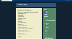 Desktop Screenshot of itgeekhelp.blogspot.com