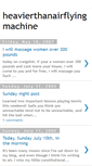 Mobile Screenshot of heavierthanairflyingmachine.blogspot.com