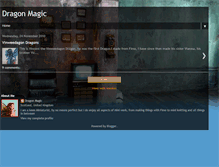 Tablet Screenshot of minidragonmagic.blogspot.com