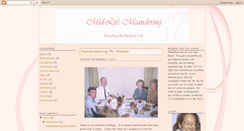 Desktop Screenshot of mid-life-meandering.blogspot.com