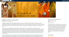 Desktop Screenshot of insearchofchiangmai.blogspot.com
