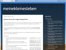 Tablet Screenshot of meinekleinesleben.blogspot.com