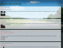 Tablet Screenshot of intentionallyevolving.blogspot.com