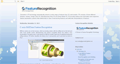 Desktop Screenshot of featurerecognition.blogspot.com