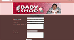 Desktop Screenshot of mamababyshop.blogspot.com