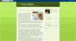 Desktop Screenshot of fernaninenglish.blogspot.com