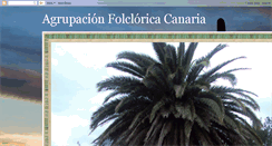 Desktop Screenshot of agrupacionfolcloricacanaria.blogspot.com