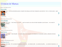 Tablet Screenshot of elrincondemaruza.blogspot.com