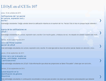 Tablet Screenshot of leoyecetis107.blogspot.com