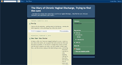 Desktop Screenshot of chronicdischarge.blogspot.com