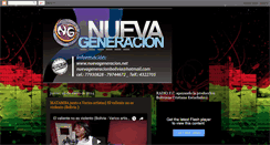 Desktop Screenshot of nuevageneracionbolivia.blogspot.com