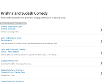 Tablet Screenshot of krishna-sudesh-comedy.blogspot.com