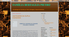 Desktop Screenshot of familiabertaglia.blogspot.com