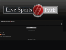 Tablet Screenshot of livesportstv-thinker.blogspot.com