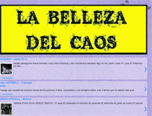 Tablet Screenshot of la-belleza-del-caos.blogspot.com