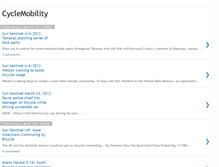 Tablet Screenshot of cyclemobility.blogspot.com