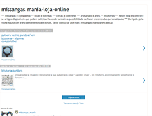Tablet Screenshot of missangasmania-loja-online.blogspot.com