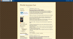 Desktop Screenshot of flinsurancelaw.blogspot.com