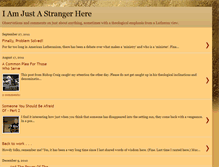 Tablet Screenshot of iamjustastrangerhere.blogspot.com