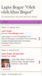 Mobile Screenshot of lapisbogor.blogspot.com