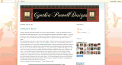 Desktop Screenshot of cynthiapowelldesigns.blogspot.com