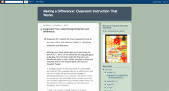 Desktop Screenshot of classroominstructionthatworks.blogspot.com