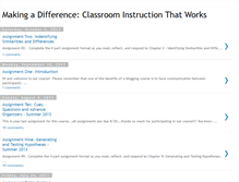 Tablet Screenshot of classroominstructionthatworks.blogspot.com